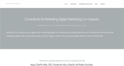 Desktop Screenshot of marketingconimpacto.com
