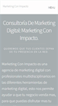 Mobile Screenshot of marketingconimpacto.com